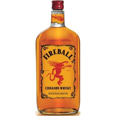 Fireball Whisky, Cinnamon/Red Hot 750 Ml