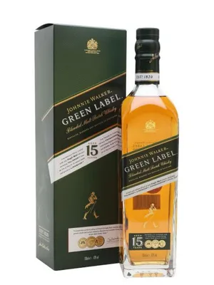 Johnnie Walker Green Label 15 Year Old Blended Malt Scotch Whisky