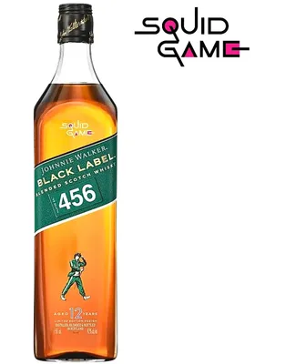 Johnnie Walker Black Label Squid Game 456 Blended Scotch Whisky 750ml