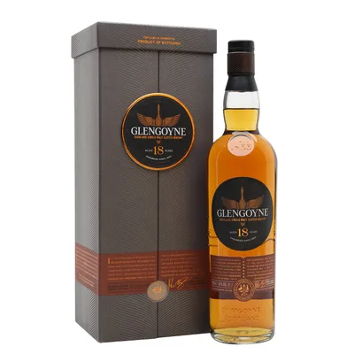Glengoyne 18 Year Old Single Malt Scotch Whisky