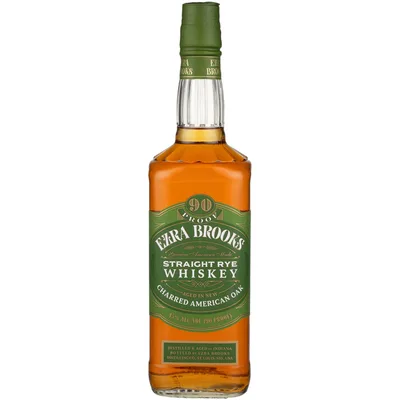 Ezra Brooks Straight Rye Whiskey 90