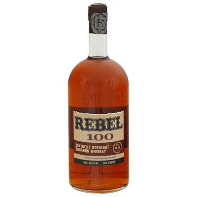 Rebel 100 Proof Bourbon Whiskey