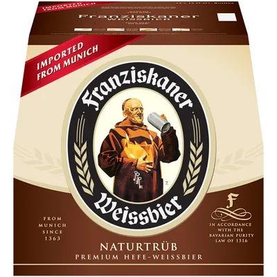 Franziskaner Weissbier 12 Pack Bottles