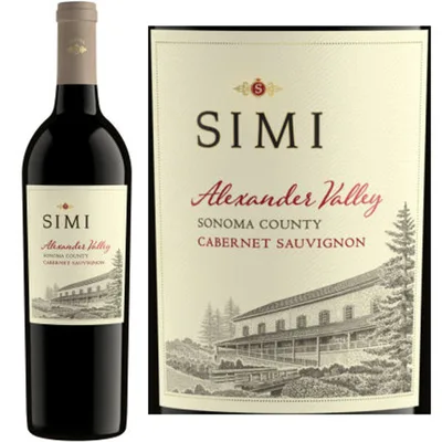 Simi Sonoma County Cabernet Sauvignon Red Wine
