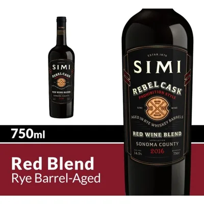 Simi Winery Sonoma County Rebel Cask Red Wine Blend – 750ml