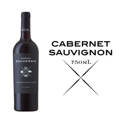 Chateau Souverain Cabernet Sauvignon Red Wine - 750ml Bottle