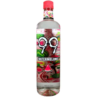 99 Brand Watermelons Schnapps Liqueur 750ml