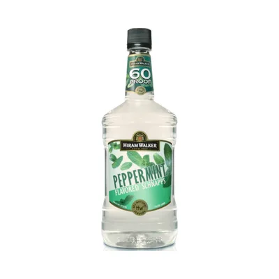 Hiram Walker Peppermint Schnapps 60 Proof 750ml