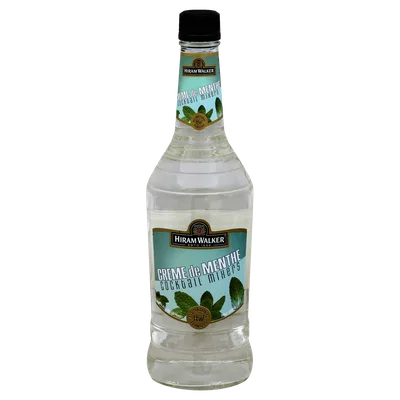 Hiram Walker Cocktail Mixers Creme De Menthe White 750mL