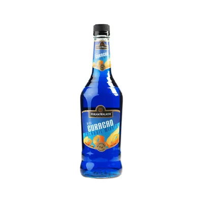 Hiram Walker Blue Curacao Cocktail Mixer Liqueur