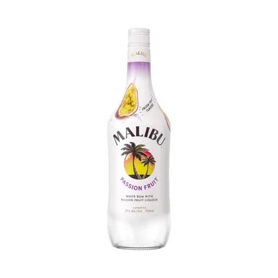 Malibu Caribbean Rum, Imported, Passion Fruit 750 Ml