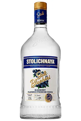 Stoli Chnaya "Blueberi" Blueberry Vodka 1.75L