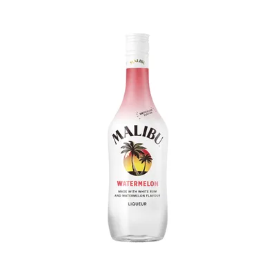 Malibu Watermelon Flavored Caribbean Rum - 750ml Bottle