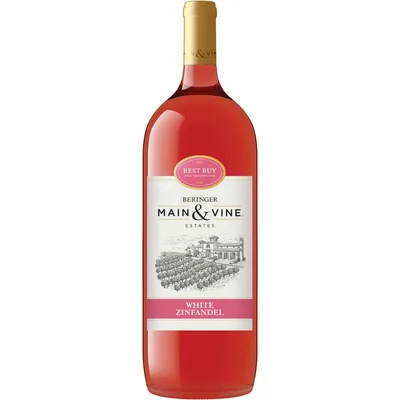 Beringer Main & Vine Wine White Zinfandel California - 1.5 Liter