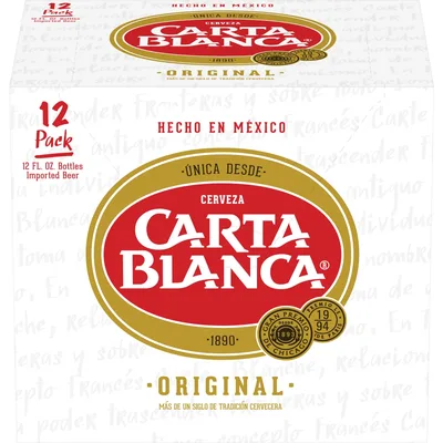 Carta Blanca Original Beer