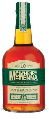 Henry McKenna 10 Year Old Single Barrel Kentucky Straight Bourbon Whiskey