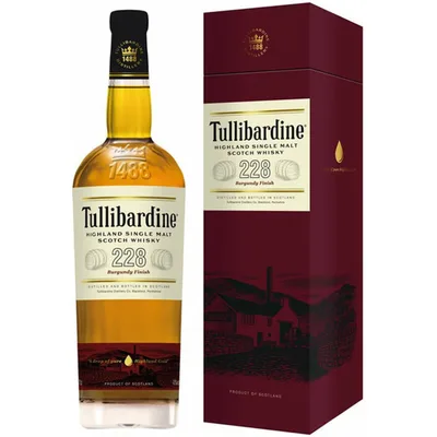 Tullibardine Scotch Single Malt 228 Burgundy Finish
