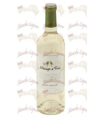 Menage a Trois Pinot Grigio California White Wine