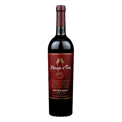 Menage a Trois Soft Red Blend Silk Wine - 750 Ml