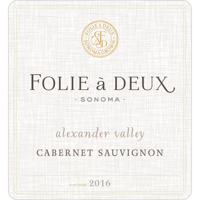 Folie a Deux Cabernet Sauvignon Alexander Valley Red Wine