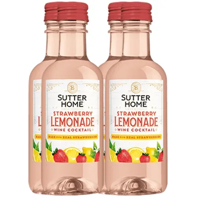 Sutter Home Strawberry Lemonade Wine Cocktail 4Pk 187ML