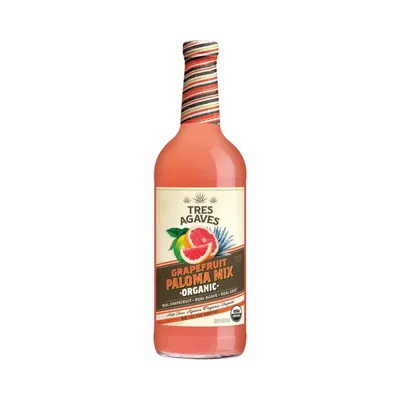 Tres Agaves Organic Grapefruit Paloma Margarita Mix - 1.0L Bottle