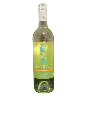 Seaglass Alcohol Removed Pinot Grigio California White Wine