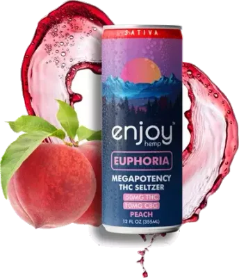 Enjoy Hemp Euphoria Peach 50mg