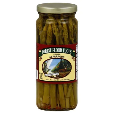 Forest Floor Foods Premium Pickled Asparagus, 16 Oz