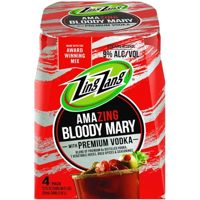 Zing Zang Premium Bloody Mary With Vodka