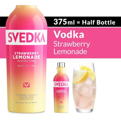 Svedka Strawberry Lemonade Vodka 375ml