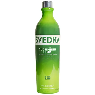 Svedka Cucumber Lime Vodka, 750 mL Bottle, 70 Proof
