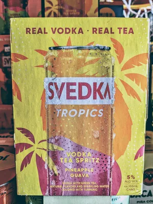 Svedka Tropics Tea Spritz Pineapple Guava 4-355ml Cans