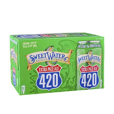 420 SweetWater Brewing Company Extra Pale Ale 6 Pack 12oz Cans