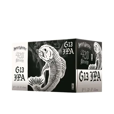 Sweetwater Brewing 420 Strain G13 IPA Beer 12 Oz Bottles