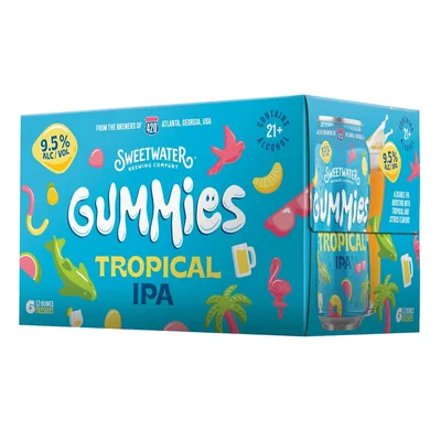Gummies Fruit Punch SweetWater Brewing Company Tropical 6 Pack 12oz Cans