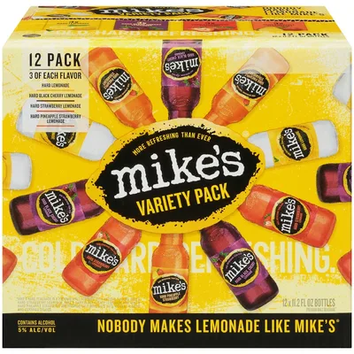 Mike's Hard Lemonade Variety Party Pack - 12pk/11.2 Fl Oz Bottles
