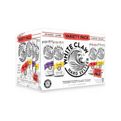 White Claw Variety #3 Hard Seltzer 12 Pack Cans