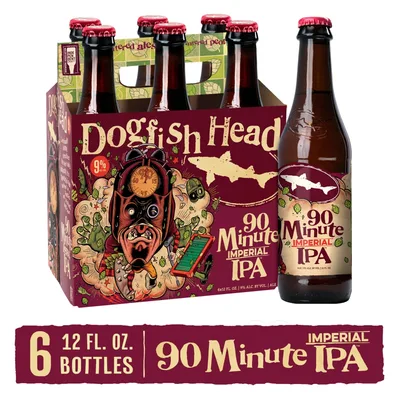 Dogfish Head Beer, Imperial IPA, 90 Minute