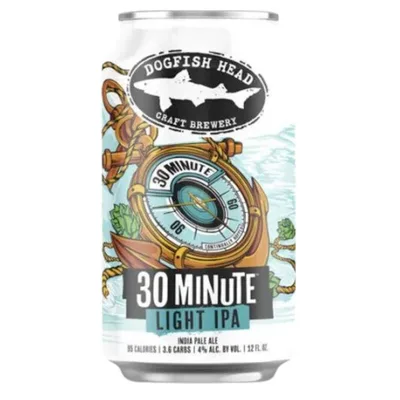 Dogfish Head Beer 30 Minute Light IPA (12 Fl. Oz. Can, 6pk.)