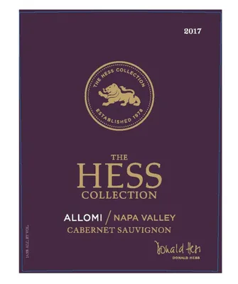 Hess Collection Cabernet Sauvignon, Allomi, Napa Valley 750 Ml
