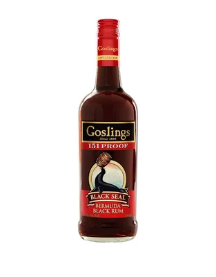 Gosling's Black Seal 151 Proof Bermuda Rum 750mL