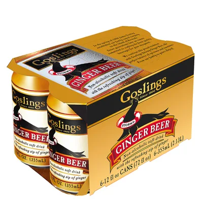 Gosling's Stormy Ginger Beer 6 - 12 Fl Oz Cans