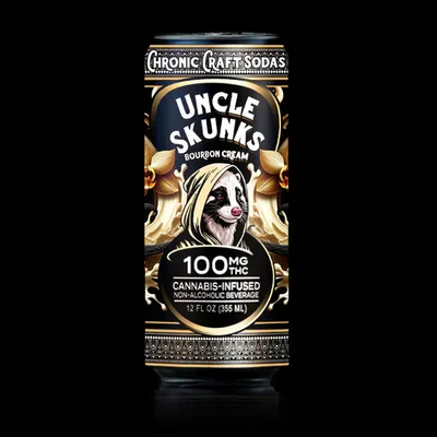 Uncle Skunks 100mg Craft Soda 12 Fl Oz 24count