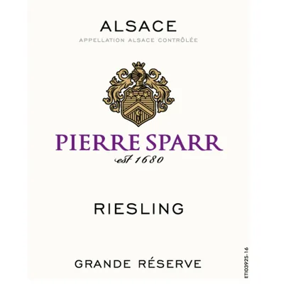 Pierre Sparr Alsace Riesling, 2016
