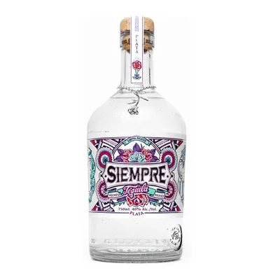 Siempre Plata Tequila 750ml