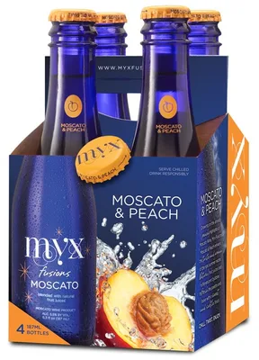 Myx Fusions Peach Moscato 4pack 12oz