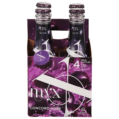 Myx Fusions Concord Wine 4-Pack 187ml