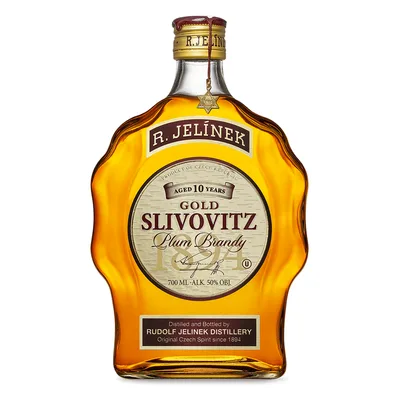 R. Jelinek Slivovitz Kosher 10 Year Gold Plum Brandy