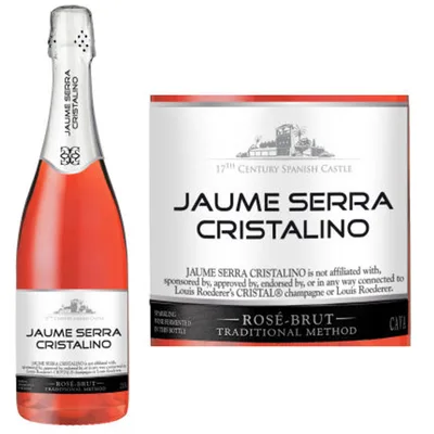 Jaume Serra Cristalino Sparkling Wine - Cava Rose Brut